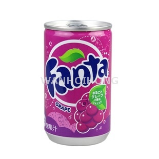罐裝芬達提子汁 FANTA GRAPE FLAVORED SODA 
