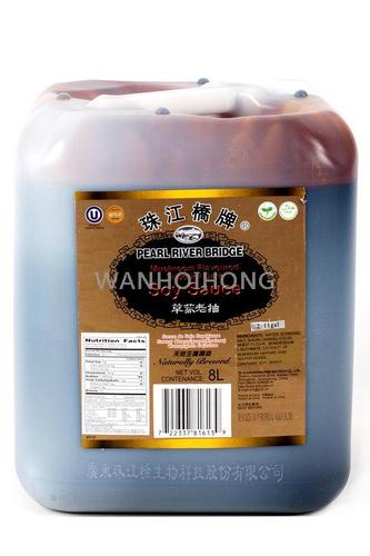 珠江橋牌 草菇老抽 P.R.B MUSHROOM FLAVOURED SUPERIOR DARK SOY SAUCE