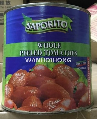 SAPORITO 原個意大利去皮番茄 SAPORITO WHOLE PEELED ITALIAN TOMATOES