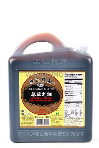 珠江橋牌草菇老抽1.8L