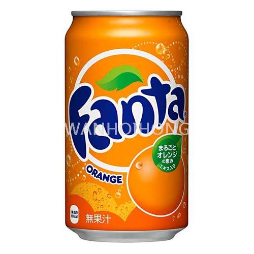 罐裝芬達橙汁fantaorangeflavoredsoda